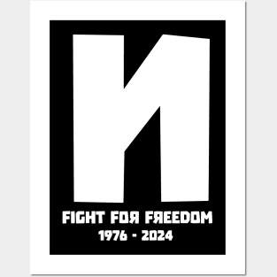 Navalny Fight For Freedom 1976-2024 Posters and Art